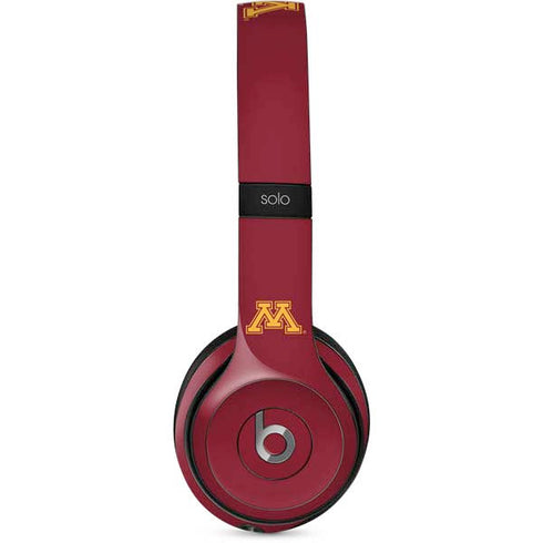 University of Minnesota M Logo Beats Solo 2 Wired Skin