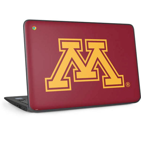 University of Minnesota M Logo HP Chromebook Skin