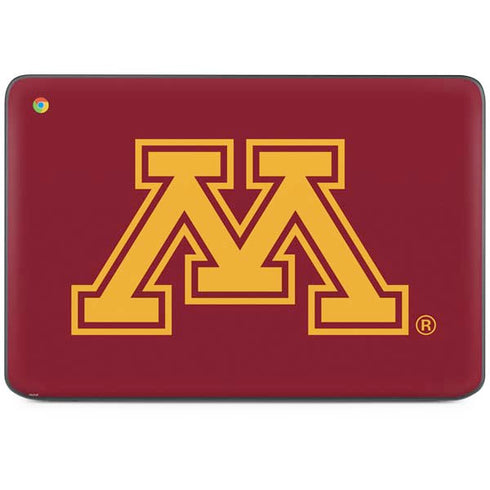 University of Minnesota M Logo HP Chromebook Skin