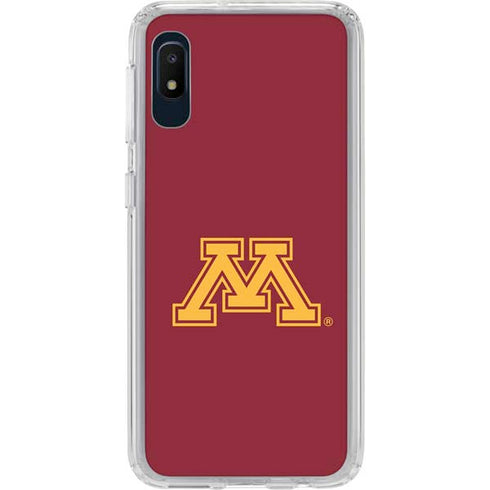 University of Minnesota M Logo Galaxy A10e Clear Case