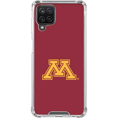 University of Minnesota M Logo Galaxy A12 Clear Case