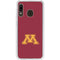 University of Minnesota M Logo Galaxy A20 Clear Case