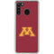University of Minnesota M Logo Galaxy A21 Clear Case
