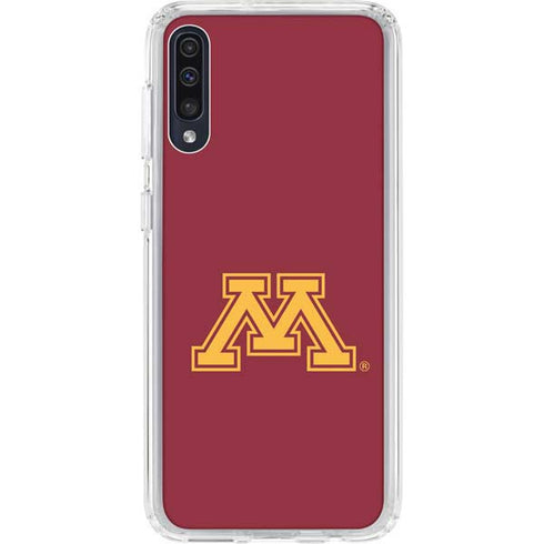 University of Minnesota M Logo Galaxy A50 Clear Case