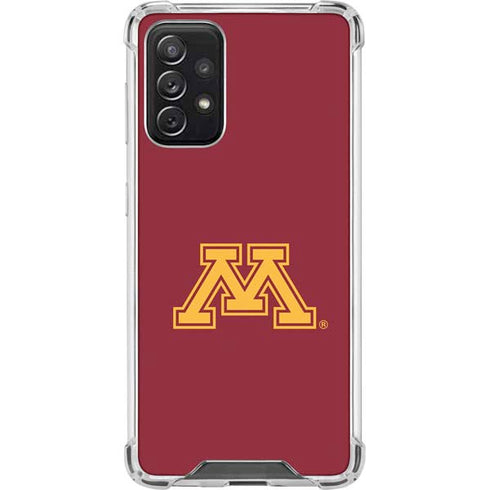 University of Minnesota M Logo Galaxy A72 5G Clear Case