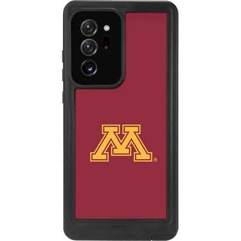 University of Minnesota M Logo Galaxy Note20 Ultra 5G Waterproof Case