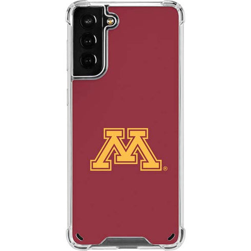 University of Minnesota M Logo Galaxy S21 Plus 5G Clear Case