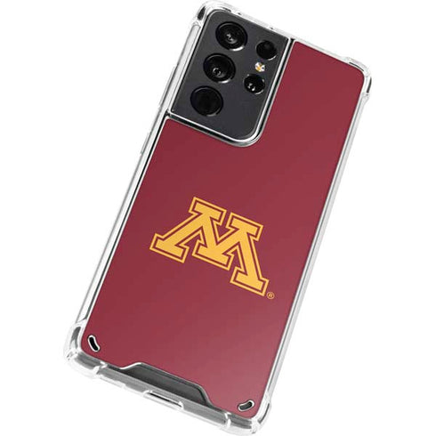 University of Minnesota M Logo Galaxy S21 Ultra 5G Clear Case