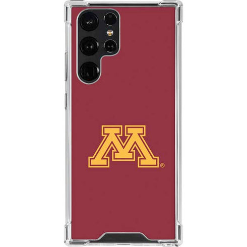 University of Minnesota M Logo Galaxy S22 Ultra Clear Case