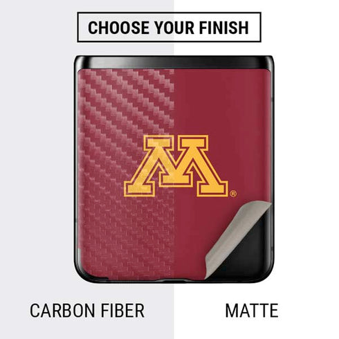 University of Minnesota M Logo Galaxy Z Flip Skin