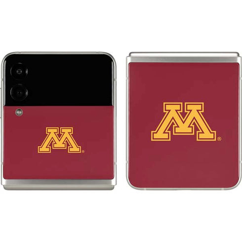 University of Minnesota M Logo Galaxy Z Flip3 5G Skin