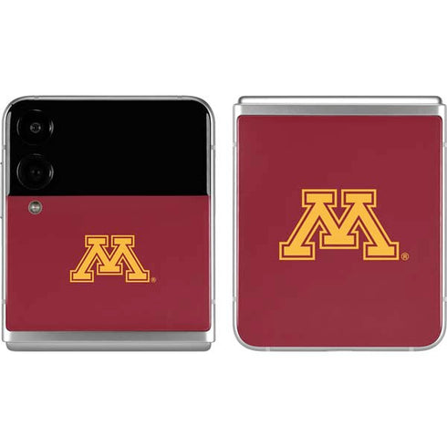 University of Minnesota M Logo Galaxy Z Flip4 5G Skin