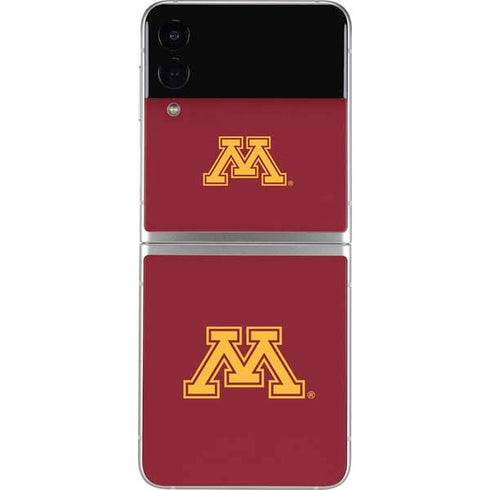University of Minnesota M Logo Galaxy Z Flip4 5G Skin