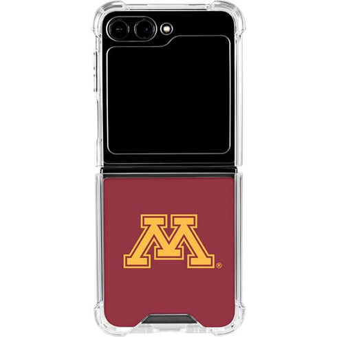 University of Minnesota M Logo Galaxy Z Flip5 5G Clear Case