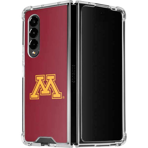 University of Minnesota M Logo Galaxy Z Fold4 5G Clear Case