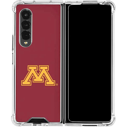 University of Minnesota M Logo Galaxy Z Fold4 5G Clear Case