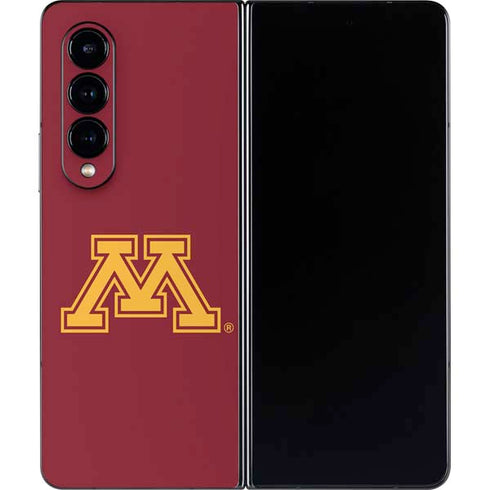 University of Minnesota M Logo Galaxy Z Fold4 5G Skin