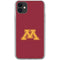 University of Minnesota M Logo iPhone 11 Clear Case