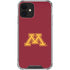 University of Minnesota M Logo iPhone 12 Clear Case