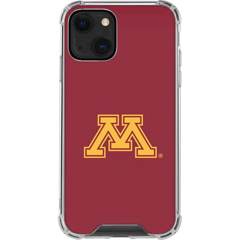 University of Minnesota M Logo iPhone 13 Clear Case