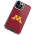 University of Minnesota M Logo iPhone 13 Pro Clear Case