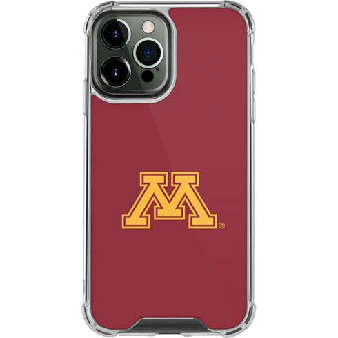 University of Minnesota M Logo iPhone 13 Pro Max Clear Case