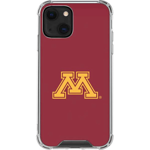University of Minnesota M Logo iPhone 14 Plus Clear Case