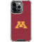 University of Minnesota M Logo iPhone 14 Pro Clear Case