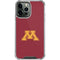 University of Minnesota M Logo iPhone 15 Pro Max Clear Case