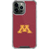 University of Minnesota M Logo iPhone 14 Pro Max Clear Case