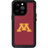 University of Minnesota M Logo iPhone 14 Pro Waterproof Case