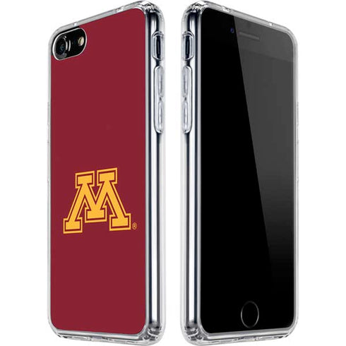 University of Minnesota M Logo iPhone SE (2nd & 3rd Gen) Clear Case