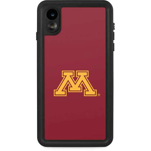 University of Minnesota M Logo iPhone XR Waterproof Case