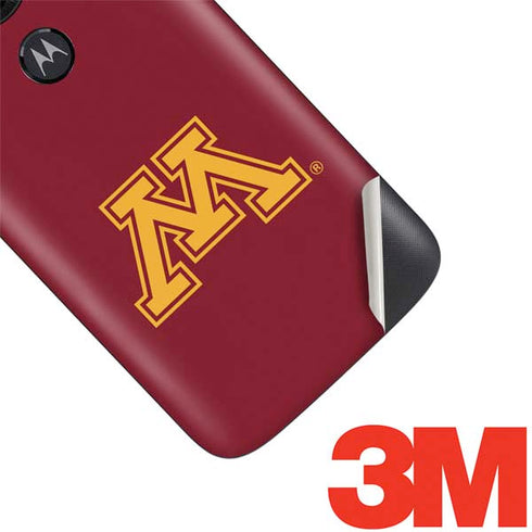 University of Minnesota M Logo Moto E5 Play Skin