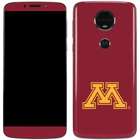 University of Minnesota M Logo Moto E5 Plus Skin