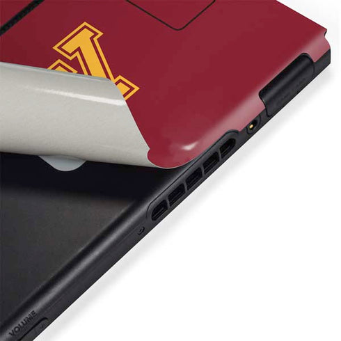 University of Minnesota M Logo Nintendo Switch Bundle Skin