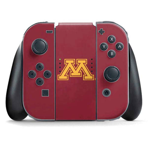 University of Minnesota M Logo Nintendo Switch (2017-2021) Joy-Con Controller Skin