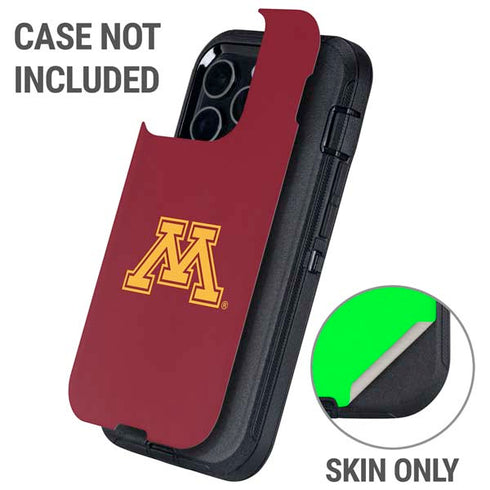 University of Minnesota M Logo Otterbox Defender iPhone Skin