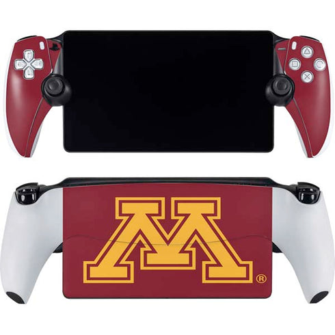 University of Minnesota M Logo PlayStation Portal Remote Player Skin