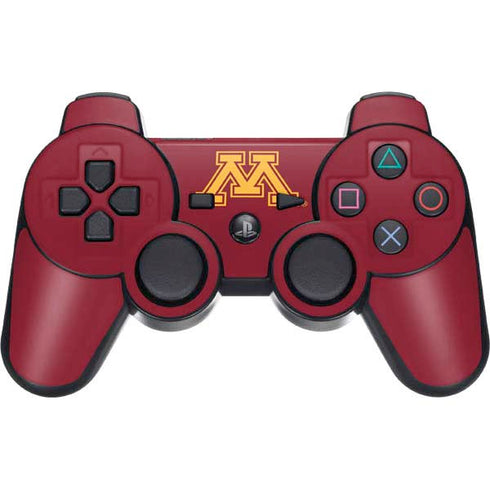 University of Minnesota M Logo PS3 Dual Shock wireless controller Skin