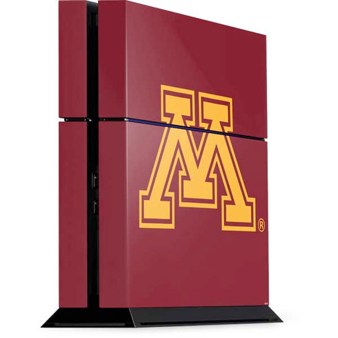 University of Minnesota M Logo PS4 Console Skin