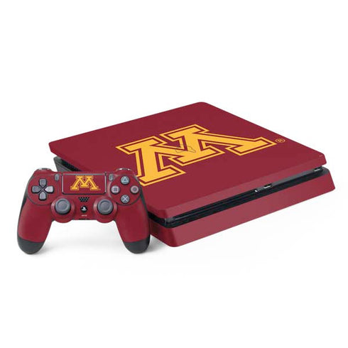 University of Minnesota M Logo PS4 Slim Bundle Skin