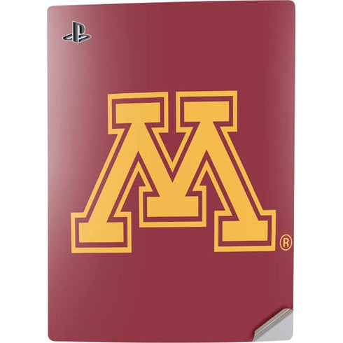 University of Minnesota M Logo PS5 Digital Edition Console Skin