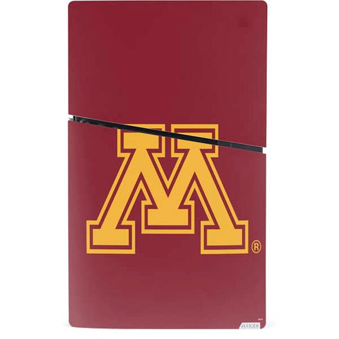 University of Minnesota M Logo PS5 Slim Digital Edition Bundle Skin