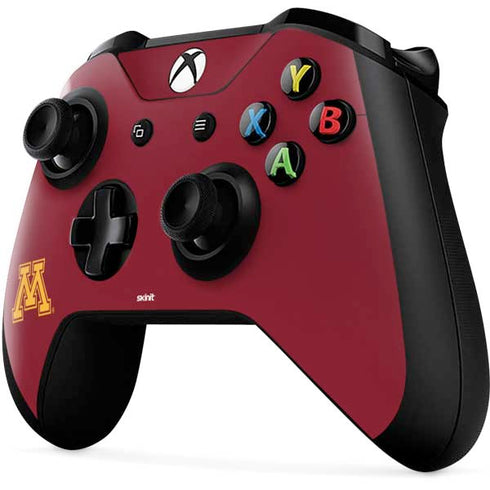 University of Minnesota M Logo Xbox One X Controller Skin
