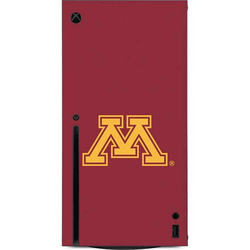 University of Minnesota M Logo Xbox Series X Console Skin