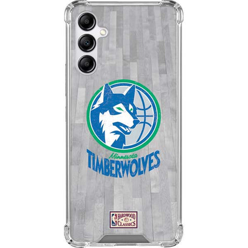 NBA Minnesota Timberwolves Hardwood Classics Galaxy A14 5G Clear Case