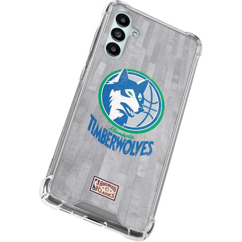 NBA Minnesota Timberwolves Hardwood Classics Galaxy A15 5G Clear Case