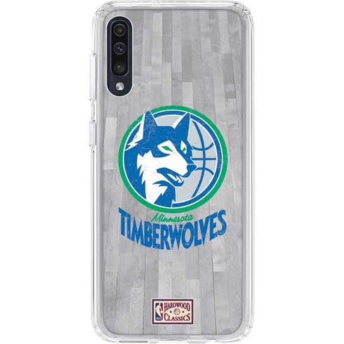 NBA Minnesota Timberwolves Hardwood Classics Galaxy A50 Clear Case