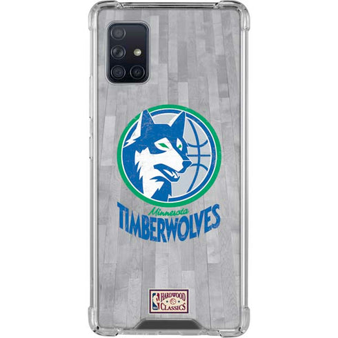 NBA Minnesota Timberwolves Hardwood Classics Galaxy A51 5G Clear Case